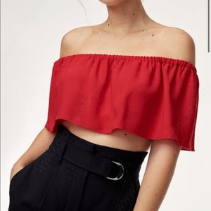 NWT White Wilfred Off The Shoulder Blouse
